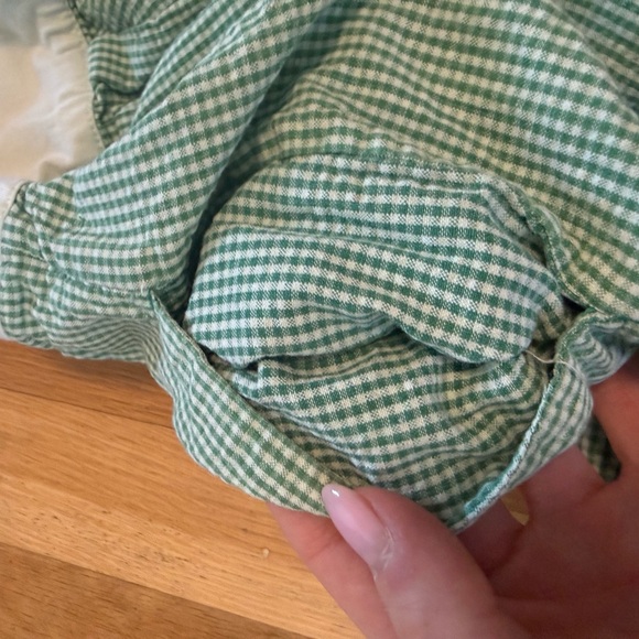 VTG 90s Country Wear Iced Tea Novelty Appliqué Dress Gingham 3D Buttons Size 10 - Picture 12 of 12